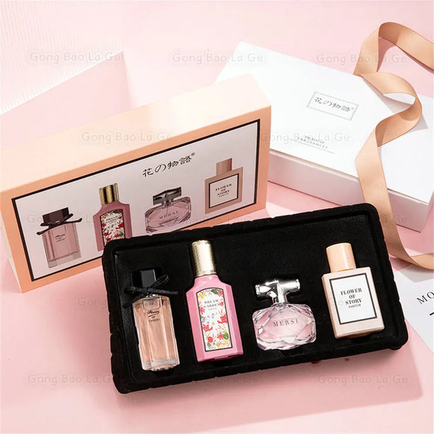 Floral Scent Gift Box 110ml Four Piece Set